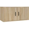 Image de vidaXL Armoire TV murale chêne Sonoma 80x34,5x40 cm