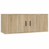 Image de vidaXL Armoire TV murale chêne Sonoma 100x34,5x40 cm