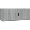 Image de vidaXL Armoire TV murale Gris Sonoma 100x34,5x40 cm