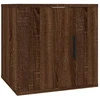 Image de vidaXL Armoire TV murale marron imitation chêne 40x34,5x40 cm