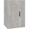 Image de vidaXL Armoire TV murale gris béton 40x34,5x60 cm