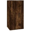 Image de vidaXL Armoire TV murale en chêne fumé 40x34,5x80 cm