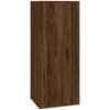 Image de vidaXL Armoire TV murale marron imitation chêne 40x34,5x100 cm