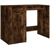 Image de vidaXL Bureau chêne fumé 100x49x75 cm bois composite