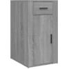 Image de vidaXL Armoire de bureau Gris Sonoma 40x49x75 cm Bois composite