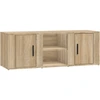 Image de vidaXL Armoire TV Chêne Sonoma 100x31,5x35 cm Bois composite