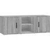 Image de vidaXL Armoire TV Gris Sonoma 100x31,5x35 cm Bois composite