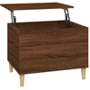 Image de vidaXL Table basse marron imitation chêne 60x44,5x45 cm Bois composite