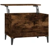 Image de vidaXL Table basse chêne fumé 60x44,5x45 cm Bois composite