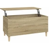 Image de vidaXL Table basse en chêne Sonoma 90x44,5x45 cm Bois composite