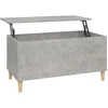 Image de vidaXL Table basse gris béton 90x44,5x45 cm Bois composite