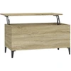 Image de vidaXL Table basse en chêne Sonoma 90x44,5x45 cm Bois composite