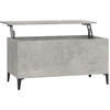 Image de vidaXL Table basse gris béton 90x44,5x45 cm Bois composite