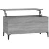 Image de vidaXL Table basse Gris Sonoma 90x44,5x45 cm Bois composite