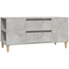 Image de vidaXL Armoire TV gris béton 102x44,5x50 cm Bois composite