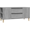Image de vidaXL Armoire TV Gris Sonoma 102x44,5x50 cm Bois composite
