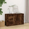 Image de vidaXL Sideboard chêne fumé 100x33x59,5 cm bois composite