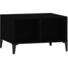 Image de vidaXL Table basse noire 60x50x36,5 cm Bois composite