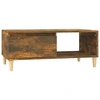 Image de vidaXL Table basse chêne fumé 90x50x36,5 cm Bois composite