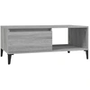 Image de vidaXL Table basse Gris Sonoma 90x50x36,5 cm Bois composite