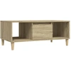 Image de vidaXL Table basse en chêne Sonoma 90x50x36,5 cm Bois composite