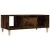 Image de vidaXL Table basse chêne fumé 90x50x36,5 cm Bois composite