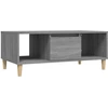 Image de vidaXL Table basse Gris Sonoma 90x50x36,5 cm Bois composite