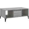 Image de vidaXL Table basse Gris Sonoma 90x50x36,5 cm Bois composite