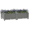 Image de vidaXL Hochbeet 80x40x23 cm Polypropylen