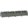 Image de vidaXL Hochbeet 160x40x23 cm Polypropylen