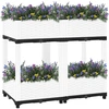 Image de vidaXL Hochbeet 80x40x71 cm Polypropylen