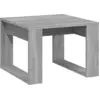 Image de vidaXL Table d'appoint Gris Sonoma 50x50x35 cm Bois composite