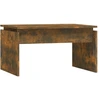 Image de vidaXL Table basse chêne fumé 68x50x38 cm bois composite