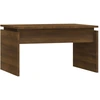 Image de vidaXL Table basse marron imitation chêne 68x50x38 cm Bois composite