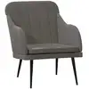 Image de vidaXL Fauteuil gris foncé 63x76x80 cm velours