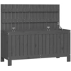 Image de vidaXL Coffre de jardin Gris 108x42,5x54 cm Pin massif