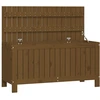 Image de vidaXL Coffre de jardin brun miel 108x42,5x54 cm Pin massif