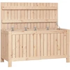 Image de vidaXL Coffre de jardin 115x49x60 cm pin massif