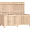 Image de vidaXL Coffre de jardin 147x68x64 cm pin massif