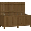 Image de vidaXL Coffre de jardin brun miel 147x68x64 cm Pin massif