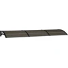 Image de vidaXL Auvent de porte Noir 300x75 cm Polycarbonate
