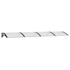 Image de vidaXL Auvent de porte noir et transparent 350x75 cm Polycarbonate