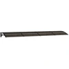 Image de vidaXL Auvent de porte Noir 350x75 cm Polycarbonate