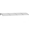 Image de vidaXL Auvent de porte Gris 350x100 cm Polycarbonate