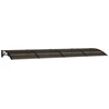 Image de vidaXL Auvent de porte noir 350x100 cm polycarbonate