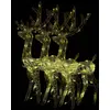 Image de Rennes à LED 3 pcs. Acrylique 120 cm Blanc chaud