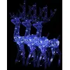 Image de Rennes LED 3 pcs. Acrylique 120 cm bleu