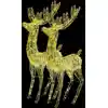 Image de XXL Rennes Décoration de Noël Acrylique 250 LED 2 pcs 180 cm