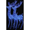 Image de XXL Rennes Décoration de Noël Acrylique 250 LED 2 pcs 180 cm