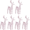 Image de Rennes à LED 6 pcs. Blanc chaud 240 LEDs Acrylique